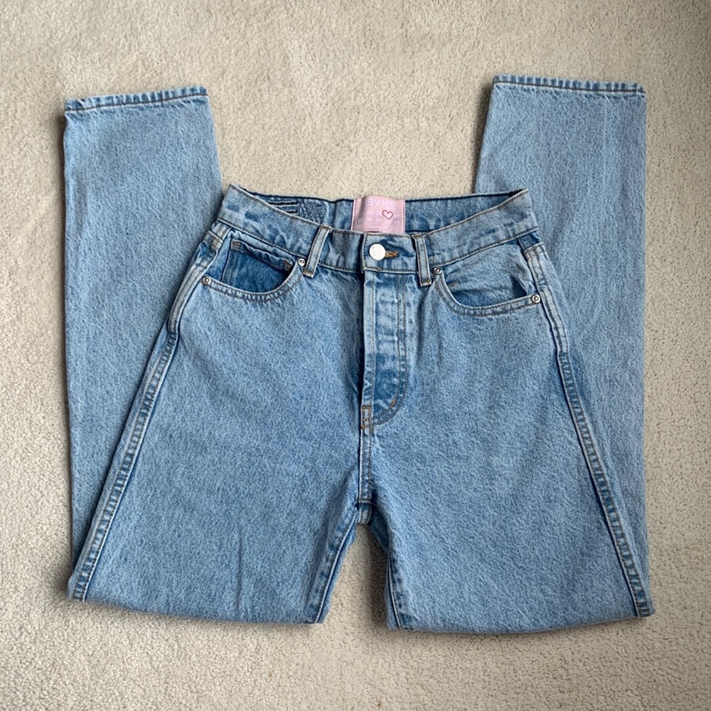 Revice Denim Light-wash Straight-leg Jeans